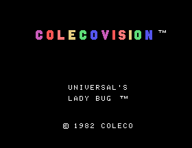 Lady Bug Title Screen